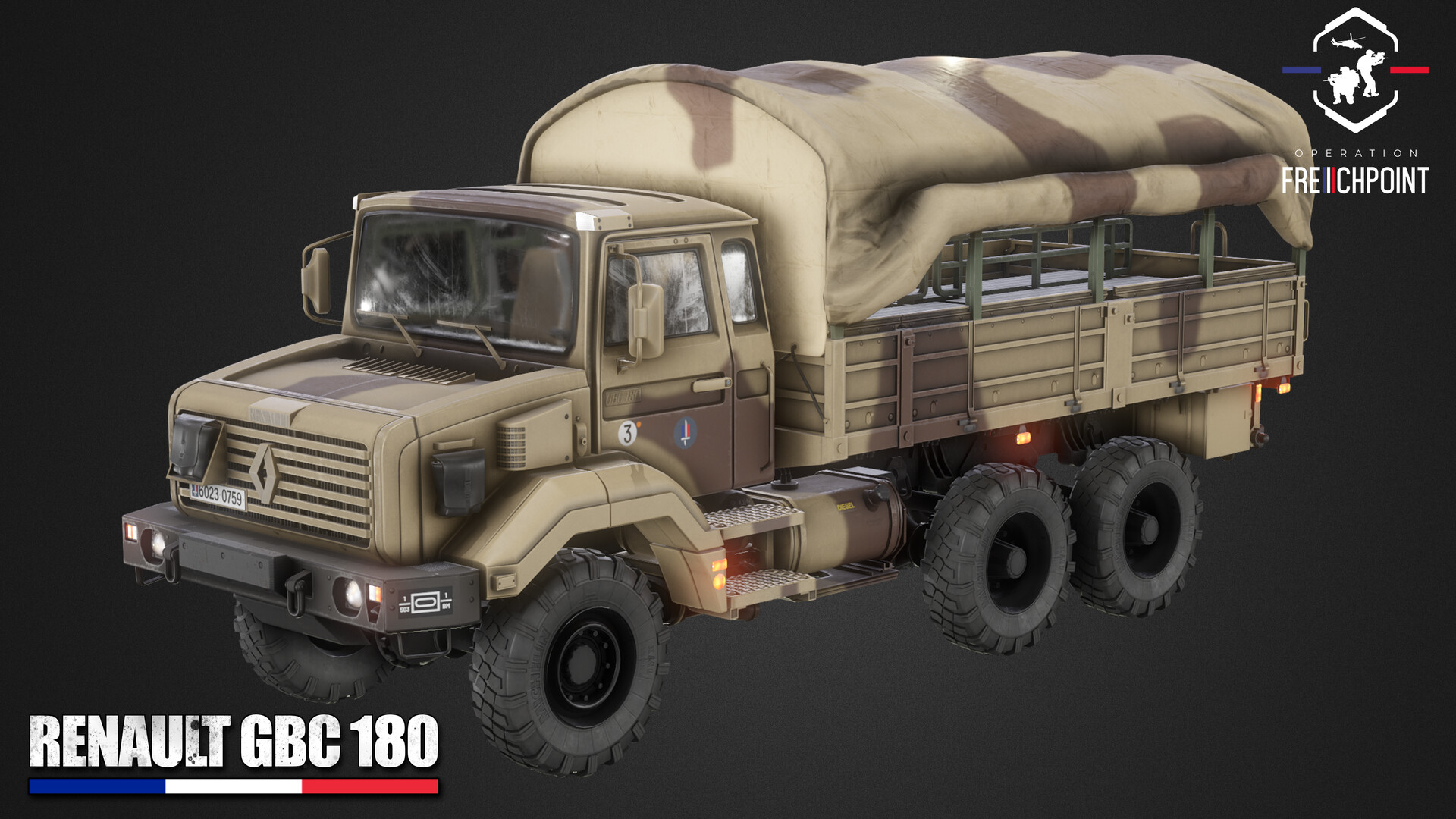 découvrez le renault gbc 180, un camion militaire polyvalent reconnu pour sa robustesse et ses performances sur tous les terrains. idéal pour les missions logistiques et le transport de troupes, il allie fiabilité, puissance et adaptabilité.